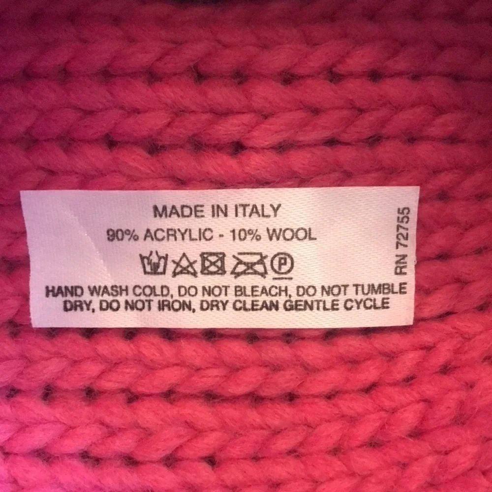 Brand New Ba-Bo Florence Pink Knit Earband Made in Italy Headband